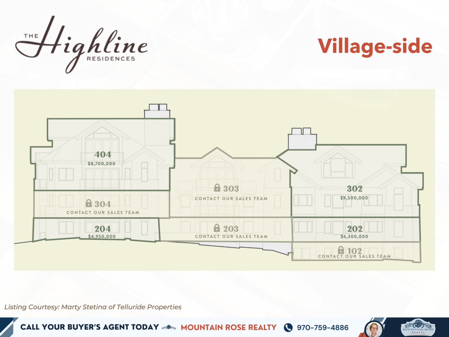 SNEAK PEEK ON HIGHLINE RESIDENCES PRICE LIST: Luxury Living in Telluride