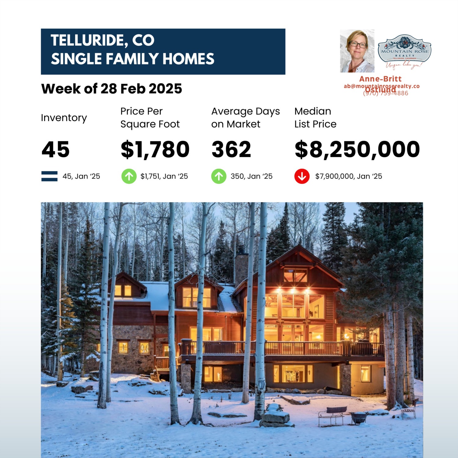 Telluride Luxury Housing Market Update: Week of February 28, 2025